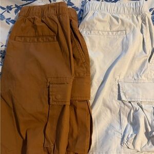 MEN’S Cargo Shorts - Brown and Cream